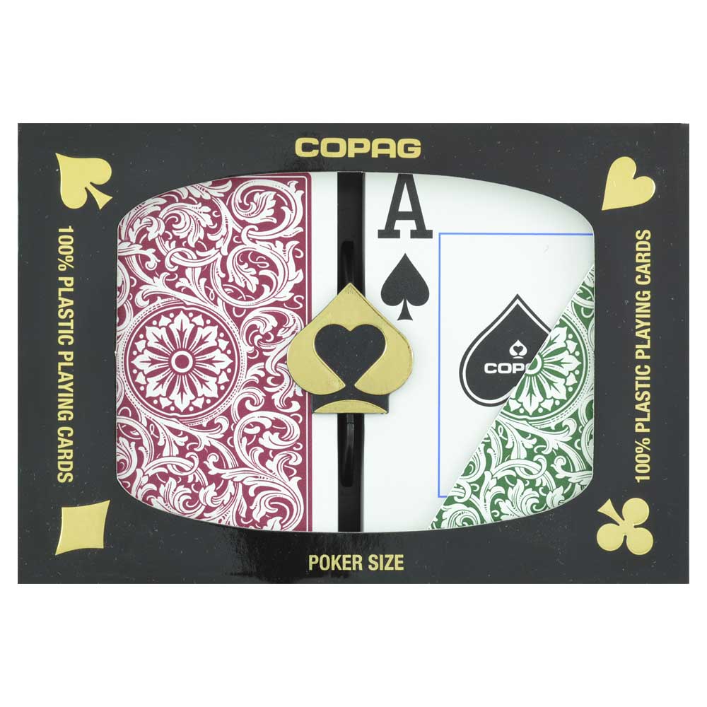 Copag 1546 Green Burgundy